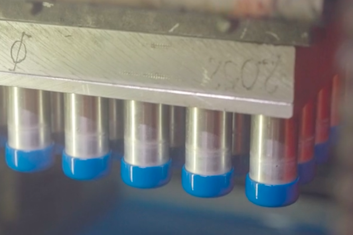 production par moulage par immersion